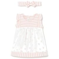mayoral vestidos 1802 vestido combinado punto rosa para nina