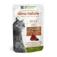 almo nature hfc jelly 24 x 55 g - pack ahorro - filete de atun con algas