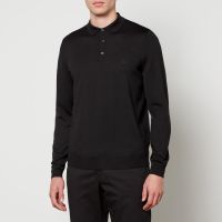 boss black bono wool polo shirt - s