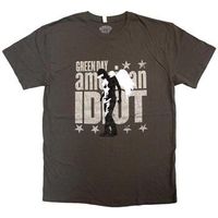 green day tops y camisetas am idiot angel para hombre