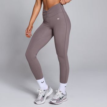 Mallas con parte delantera fruncida Tempo para mujer de MP - Moca - XL