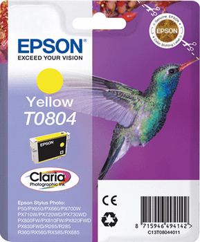 CARTUCHO EPSON AMARILLO T0804 C13T08044011