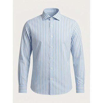 Archivium Camisa manga larga SR11CA NES07 LINEN-240 LIGHT BLUE para hombre