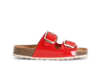 zapatilla mujer doble hebilla red 38