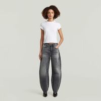 g-star raw jeans d30623-b754 barrel 3d loose-h147 faded scoria grey para mujer