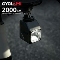 luz delantera inteligente para bicicleta cyclami cyc2000 con control remoto inalambrico luz super brillante para bicicleta debajo del manillar para ciclismo nocturno en carretera y mtb