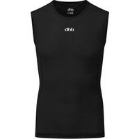 dhb mens lightweight mesh sleeveless baselayer black