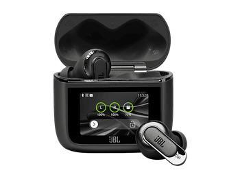 REACONDICIONADO Seminuevo Excelente Auriculares True Wireless - JBL Tour Pro 3, Sonido espacial 360, Cancelación de ruido adaptativa, 40 h, Negro