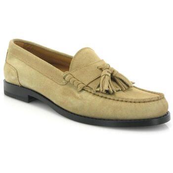 Atlanta Mocassin Mocasines Mocasines Sarah en piel de ante con borla para mujer