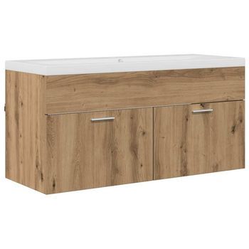 Mueble De Cuarto De Baño Roble Artisan 100 X 38,5 X 46 Cm Vidaxl