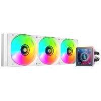 mars gaming ml-visionpro360 refrigeracion liquida aio tdp 600w 3x ventiladores argb pantalla blanco