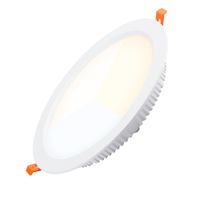 downlight techo empotrable circular o190 mm led 25w cct