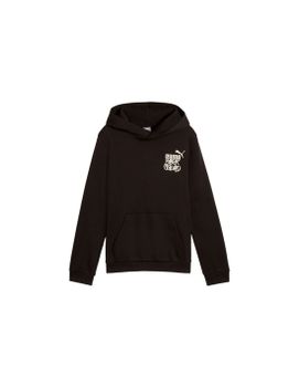 Sudadera Puma Essentials+ Mid 90S Hoodie Fl Niño Negro