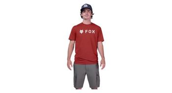 Camiseta de manga corta fox absolute premium roja