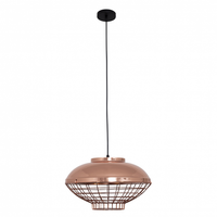 lampara colgante toyama 1xe27 cobre regx40x40 de fabrilamp