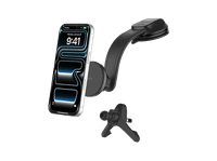 soporte de movil para coche - belkin boostcharge cargador magnetico inalambrico con soportes rejilla ventilacion y salpicadero