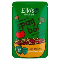 ellas kitchen 10 month spag bol with a sprinkle of cheese