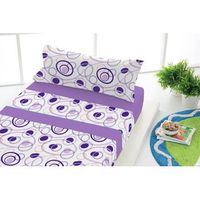 juego sabanas franela dance disponible en varios tamanos y colores - cama 200 - 4 piezas - lila
