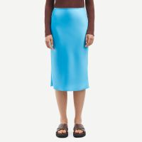 samsoe samsoe agneta recycled satin midi skirt - l