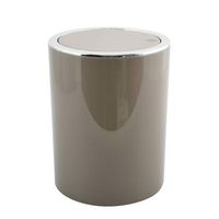 cubo de basura msv kamaka 6l de abs en color marron o185 x 26 cm