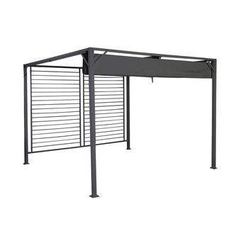 Pergola Acero Poliester 300x300x230 250gr,/m2 Gris