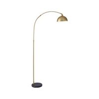 lampara de pie amalfi bel air 40w diseno excentrico dorado o30x179x80 cm