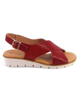 de kaola 2275lucertola sandalias de mujer piel rojo