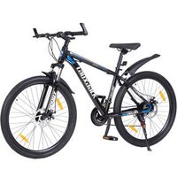 bicicleta de montana 26 pulgadas con horquilla de suspension y mtb 21 velocidades shimano