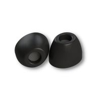 comply tapones para los oidos toz-sc para la mayoria de auriculares intraurales de entre 48 y 63 mm de diametro puntas ovaladas tamano l 3 pares