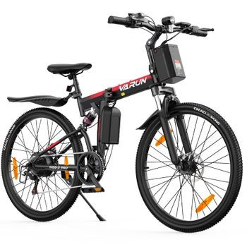 Bicicleta De Montaña Eléctrica Plegable Varun M26-3 Pro De 26