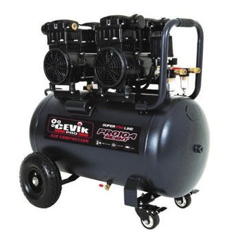 Compresor Silencioso Sin Aceite 100 L - 4 Hp, 9 Bar Y 493 L/min - Unidad