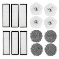 soporte para mopa desmontable con filtro hepa lavable de 14 piezas para robot aspirador pro stytj06zhm