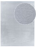 alfombra de piel soraya gris  120x160 cm