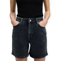 selected short w krista shorts - black denim para mujer