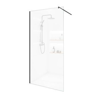 Cabina De Ducha Esg Glass Baki - 160 X 200 Cm Negro
