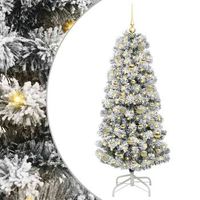 arbol de navidad artificial con ramas articuladas verde y vidaxl