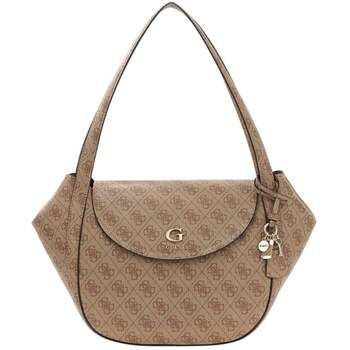 Guess Bolso Bolso con solapa Coleen Monogramme Logo Latte para mujer