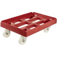 plataforma con ruedas carga max 300kg 61x41x19cm rolf rojo