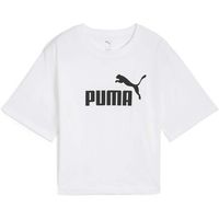 puma camiseta ess cropped no 1 logo relaxed tee para mujer