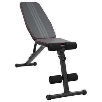 Banco De Pesas Manual Negro 131 X 41 X 110 Cm Vidaxl