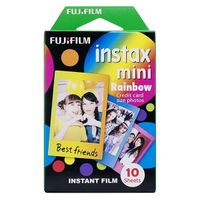fujifilm papel fotografico instax mini film rainbow 10 hojas