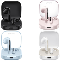 xiaomi redmi buds 6 active - auriculares in-ear wireless bluetooth 54 tws microfono integrado control tactil hasta 36 horas de autonomia version esp proteccion ipx4 cancelacion de ruido del