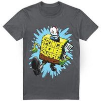 spongebob squarepants camiseta manga larga tv6603 para hombre