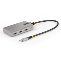hub ladr n de 4 puertos usb-c - 3x usb-a - 1x usb tipo c
