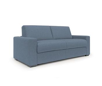 Nixon sofá convertible con colchón h20 en tela impermeable 200 cm (mat. 140x197) azul
