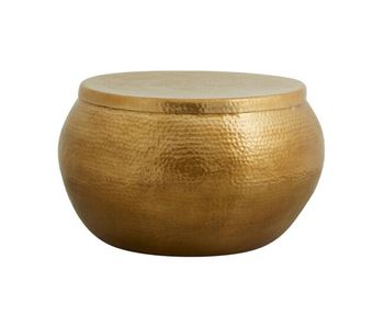 Mesa de centro akia 71x71x42 oro