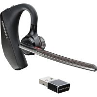 poly voyager 5200 auricular inalambrico bluetooth con base de carga negro
