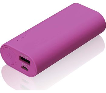 GOJI G6PB6PK16 Portable Power Bank - Pink, Pink