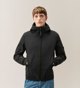 C.P. Company para hombre. RFCMOW701A006097A Chaqueta Lisa Corta negro (S), Casual, Poliéster