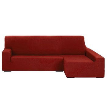 Funda Elástica Chaise Longue Denia  Rufino Diaz, Rojo Teja